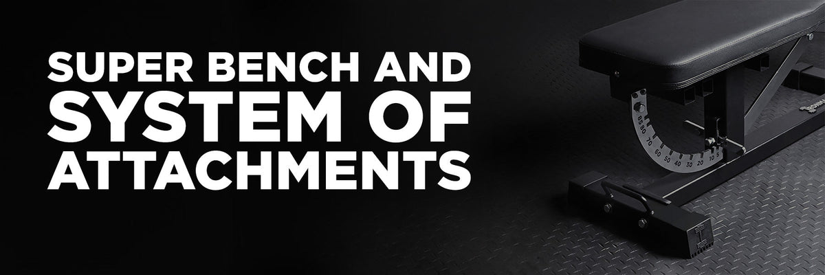 The Ironmaster Super Benches and System of Attachments