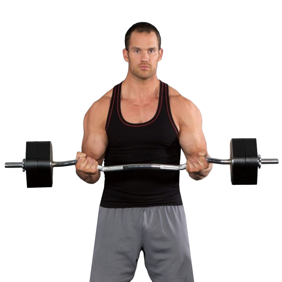 EZ Curl Bar for Quick-Lock Dumbbell Plates