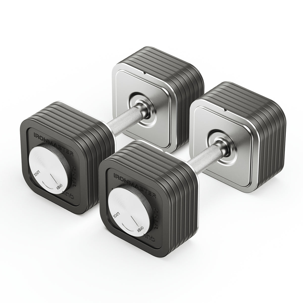 Quick-Lock Adjustable Dumbbell System 75 lb Set