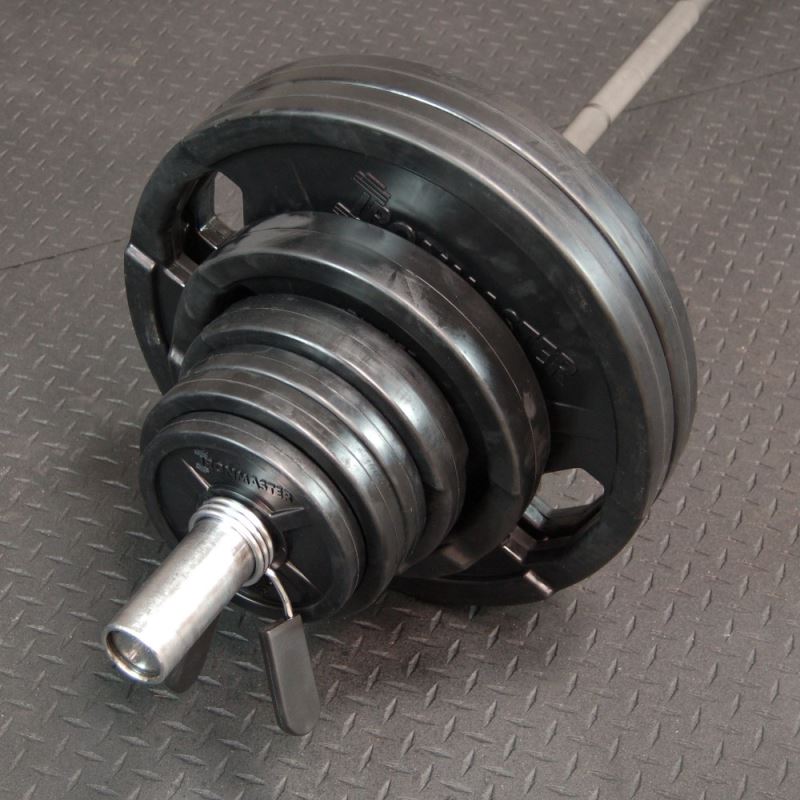 320 lb Olympic Set - Bar, Plates, Collars