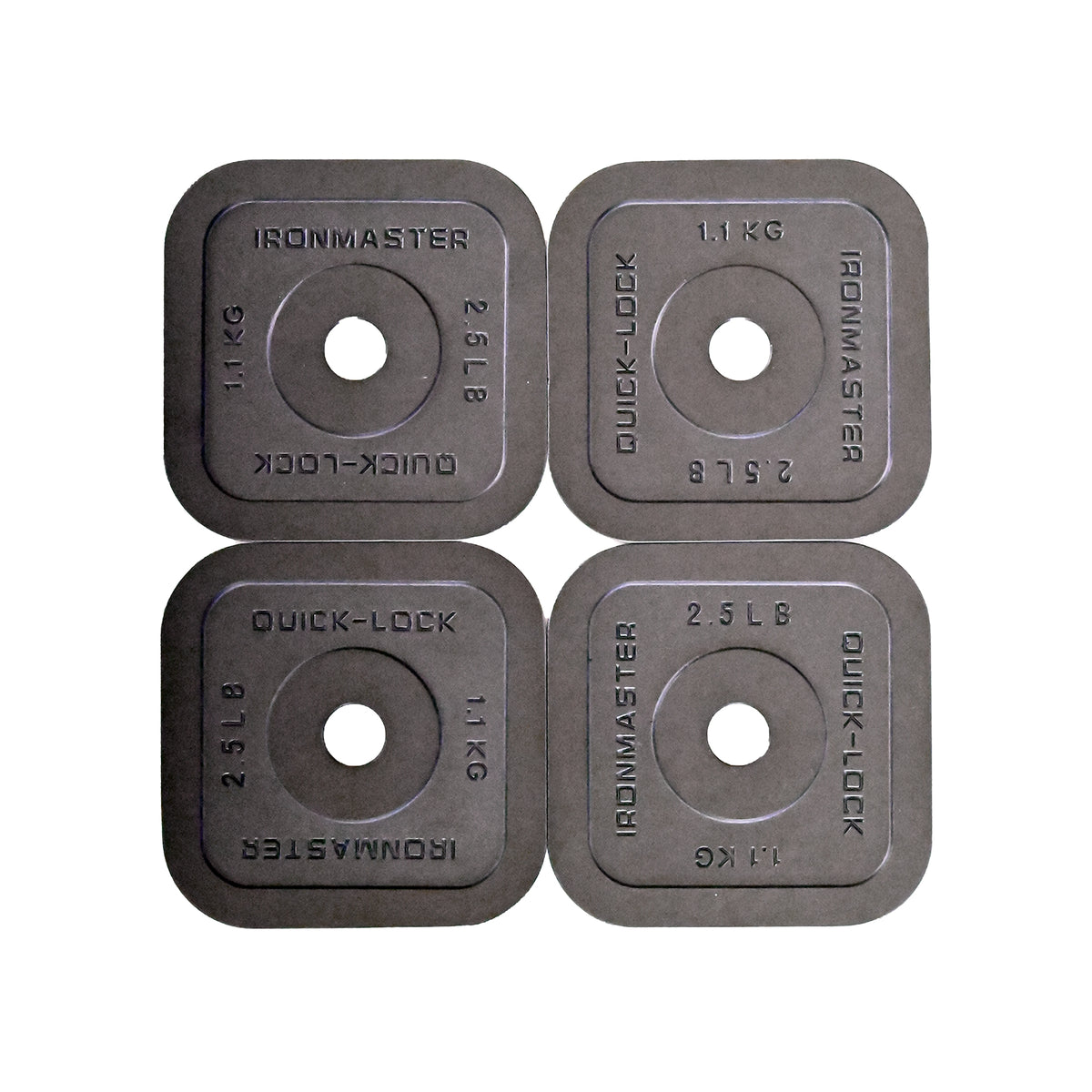 2.5 lb Quick-Lock Plates, 4 Pack