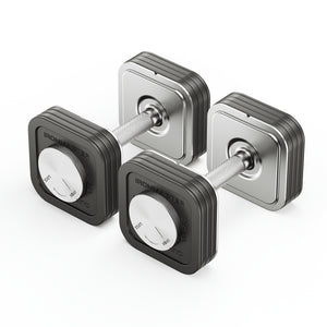 Quick-Lock Adjustable Dumbbell System 45 lb Set