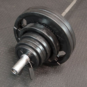 320 lb Olympic Set - Bar, Plates, Collars